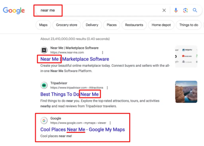Comment tirer parti des recherches “près de chez moi” pour le SEO local